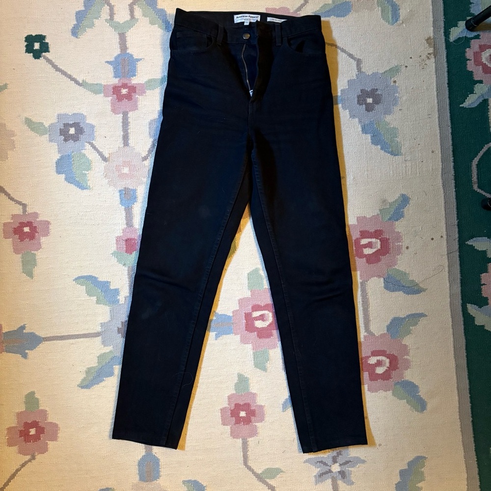 American Apparel Black Jeans straight leg